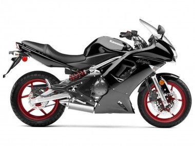 Glänzendes Schwarz Matt Schwarz 2006-2008 Kawasaki Ninja 650 EX650 Motorrad Verkleidung