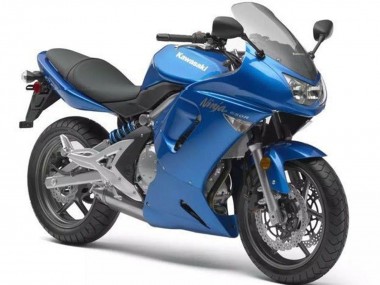 Blau Chrome 2006-2008 Kawasaki Ninja 650 EX650 Motorrad Verkleidung