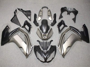 Silber Matt Schwarz 2012-2016 Kawasaki Ninja 650 EX650 Motorrad Verkleidung