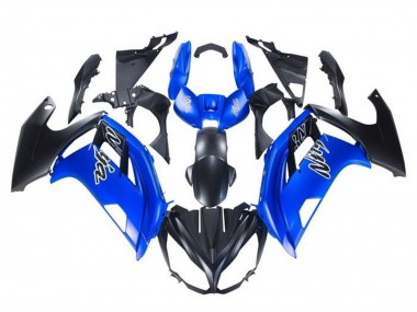 Blau Matt Schwarz 2012-2016 Kawasaki Ninja 650 EX650 Motorrad Verkleidung