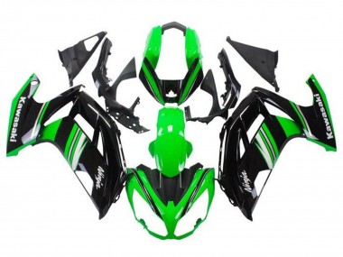 Grün Schwarz Weiß Grau Streifen 2012-2016 Kawasaki Ninja 650 EX650 Motorrad Verkleidung