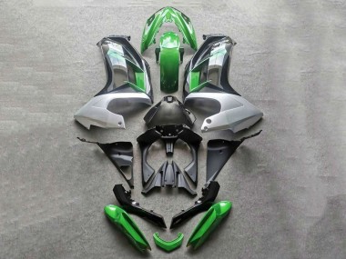 Grün Grau Schwarz 2012-2016 Kawasaki Ninja 650 EX650 Motorrad Verkleidung