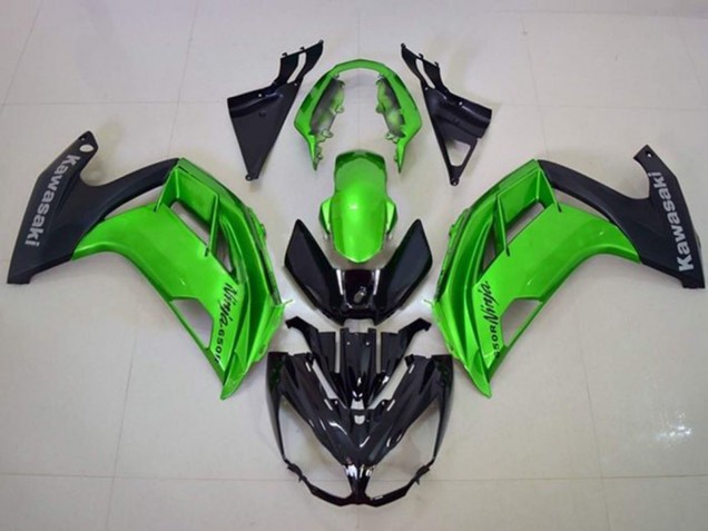 Grün Matt Schwarz 2012-2016 Kawasaki Ninja 650 EX650 Motorrad Verkleidung