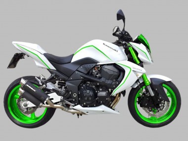 Weiß Grün 2007-2009 Kawasaki Z1000 Motorrad Verkleidung