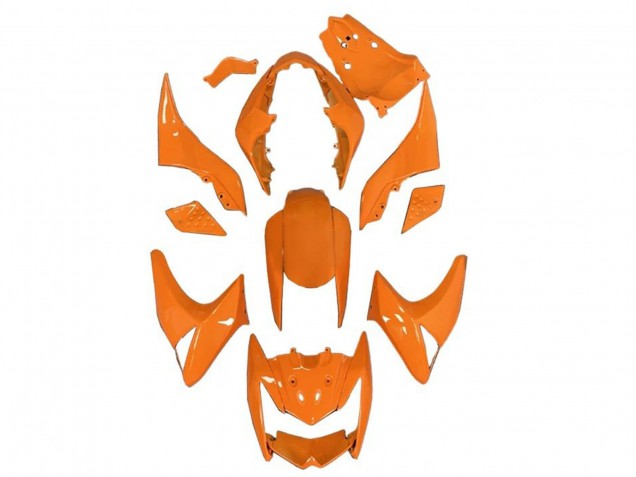 Orange 2007-2009 Kawasaki Z1000 Motorrad Verkleidung