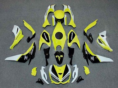 Weiß Gelb Schwarz 2014-2019 Kawasaki Z1000 Motorrad Verkleidung