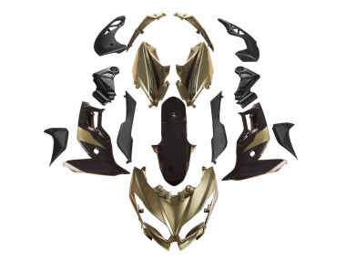 Gold Schwarz 2015-2021 Kawasaki Versys 650 Motorrad Verkleidung