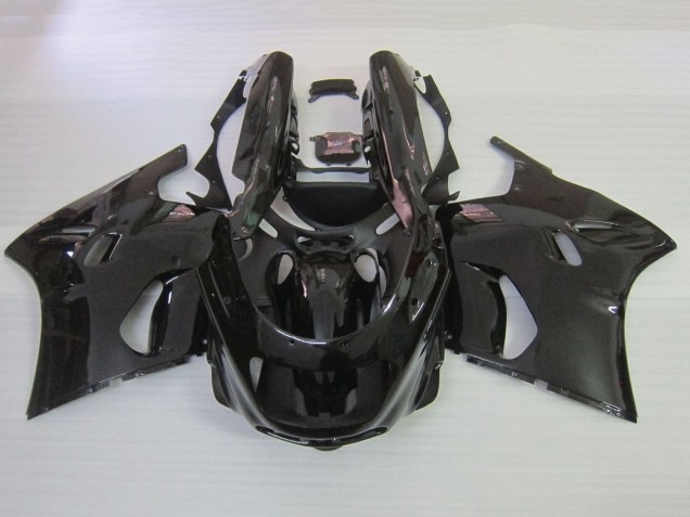 Glänzendes Schwarz 1993-2003 Kawasaki ZZR1100 Motorrad Verkleidung