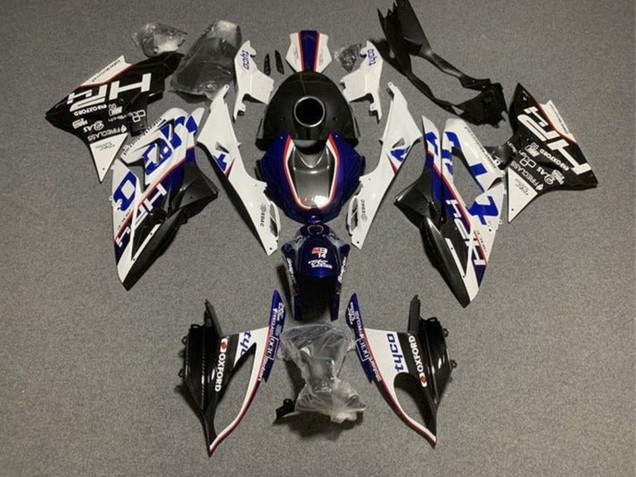 Weiß Blau Schwarz Tyco 2015-2016 BMW S1000RR Motorrad Verkleidung