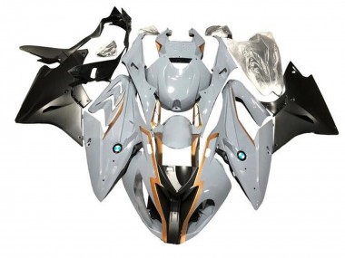Nardo Grau Gold Matt Schwarz 2015-2016 BMW S1000RR Motorrad Verkleidung