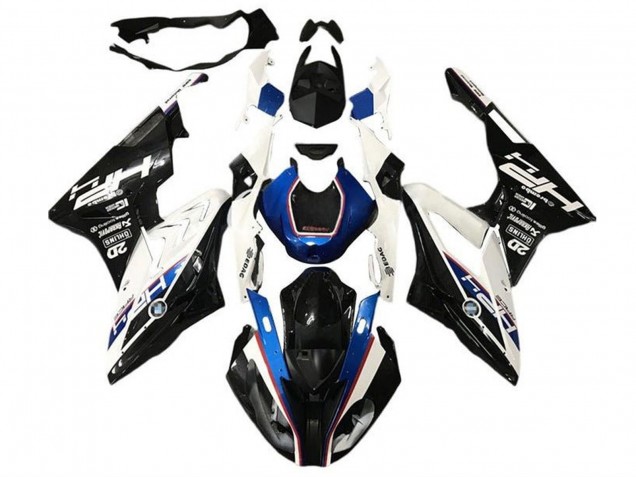 Weiß Blau Glänzendes Schwarz HP 2017-2018 BMW S1000RR Motorrad Verkleidung