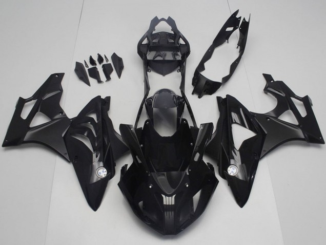 Glänzendes Schwarz Matt Schwarz 2017-2018 BMW S1000RR Motorrad Verkleidung