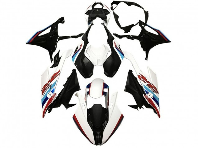 Weiß Blau Rot Hellblau 2019-2022 BMW S1000RR Motorrad Verkleidung