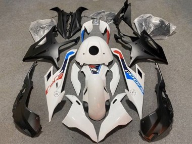 Glänzendes Weiß Matt Schwarz Blau 2019-2022 BMW S1000RR Motorrad Verkleidung