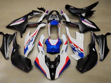 Weiß Rot Blau Schwarz 2019-2022 BMW S1000RR Motorrad Verkleidung