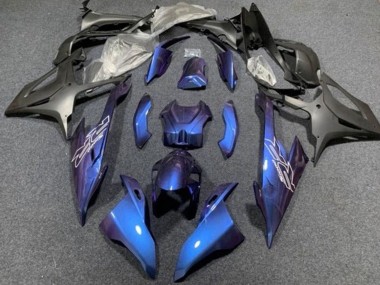 Blau Matt Schwarz 2019-2022 BMW S1000RR Motorrad Verkleidung