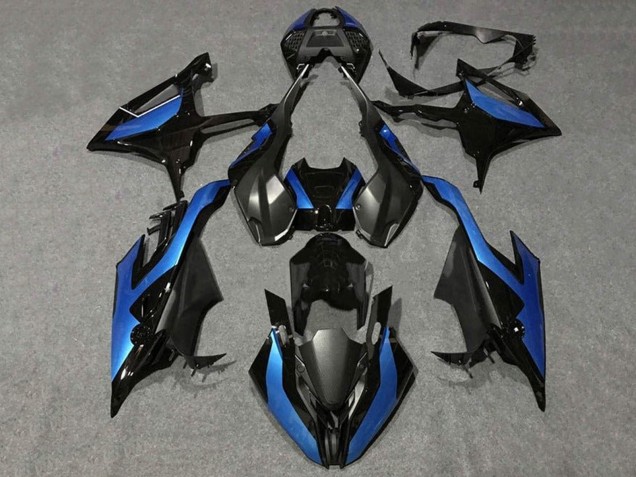 Schwarz Metallisch Blau 2019-2022 BMW S1000RR Motorrad Verkleidung