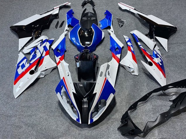 Weiß Blau Rot Schwarz 2019-2022 BMW S1000RR Motorrad Verkleidung