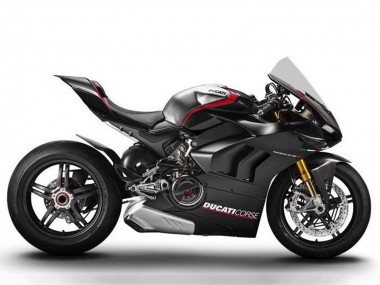 Silber Rot Glänzendes Schwarz Corse 2020-2021 Ducati Panigale V4 V4S Motorrad Verkleidung