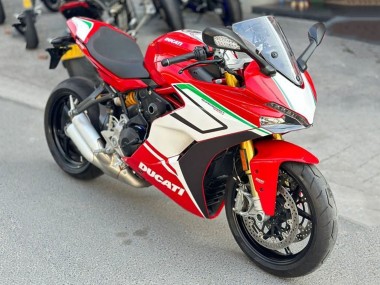 Rot Weiß Grün Streifen 2017-2022 Ducati Supersport 939/939S Motorrad Verkleidung