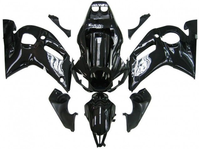 Glänzendes Schwarz 1998-2002 Yamaha YZF 600 R6 Motorrad Verkleidung