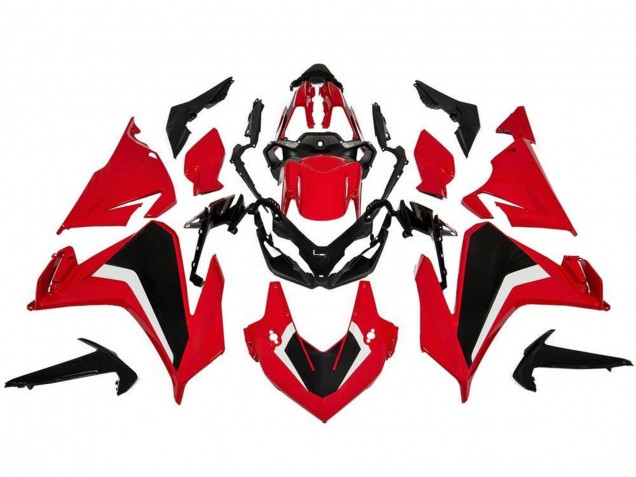 Rot Weiß Schwarz 2019-2021 Honda CBR500R Motorrad Verkleidung