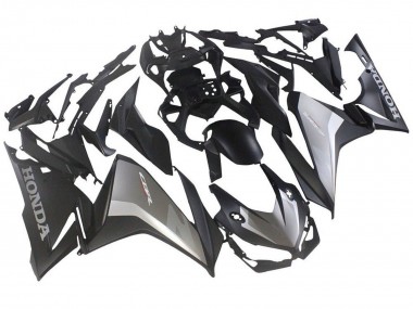 Silber Matt Schwarz 2019-2021 Honda CBR500R Motorrad Verkleidung