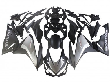 Silber Matt Schwarz 2019-2021 Honda CBR500R Motorrad Verkleidung