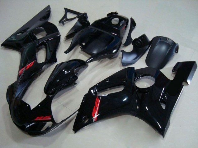 Glänzendes Schwarz Rot Aufkleber 1998-2002 Yamaha YZF R6 Motorrad Verkleidung