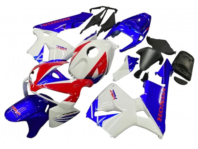 Weiß Rot Blau HRC 2005-2006 Honda CBR600RR Motorrad Verkleidung