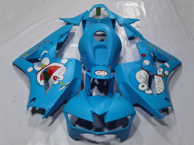 Hellblau Doraemon 2013-2023 Honda CBR600RR Motorrad Verkleidung