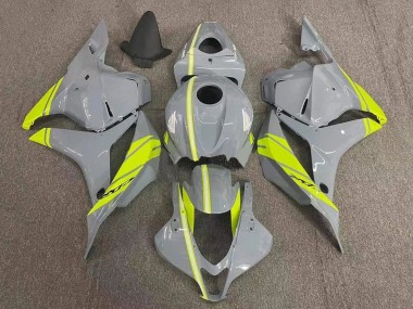 Nardo Grau Neon Gelb 2007-2008 Honda CBR600RR Motorrad Verkleidung