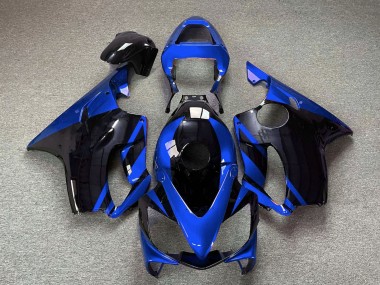 Blau Glänzendes Schwarz 2001-2003 Honda CBR600 F4i Motorrad Verkleidung