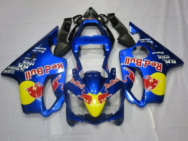 Blau Gelb Red Bull 2001-2003 Honda CBR600 F4i Motorrad Verkleidung