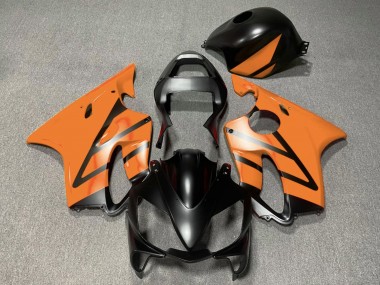 Orange Matt Schwarz 2001-2003 Honda CBR600 F4i Motorrad Verkleidung