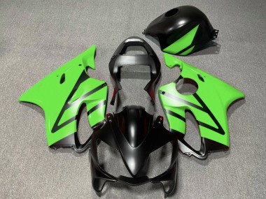 Grün Matt Schwarz 2001-2003 Honda CBR600 F4i Motorrad Verkleidung