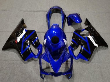 Blau Glänzendes Schwarz 2004-2007 Honda CBR600 F4i Motorrad Verkleidung