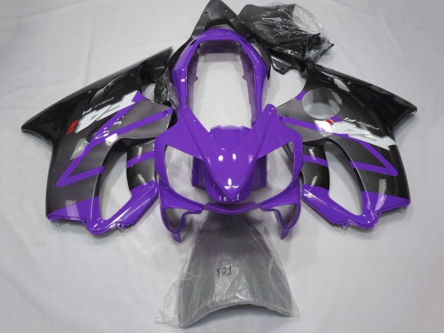 Lila Grau Glänzendes Schwarz 2004-2007 Honda CBR600 F4i Motorrad Verkleidung