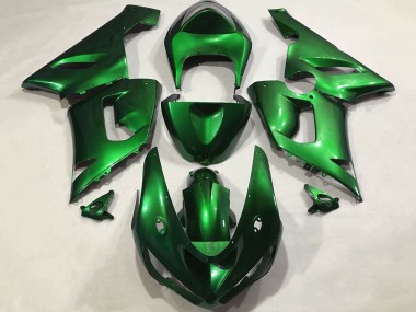 Bonbon Grün 2005-2006 Kawasaki ZX6R Motorrad Verkleidung