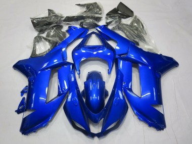 Blau 2007-2008 Kawasaki ZX6R Motorrad Verkleidung