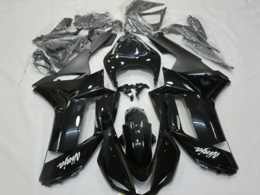 Glänzendes Schwarz Matt Schwarz Weiß Aufkleber 2007-2008 Kawasaki ZX6R Motorrad Verkleidung