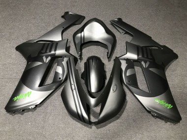 Matt Silber Matt Schwarz Schädel 2007-2008 Kawasaki ZX6R Motorrad Verkleidung