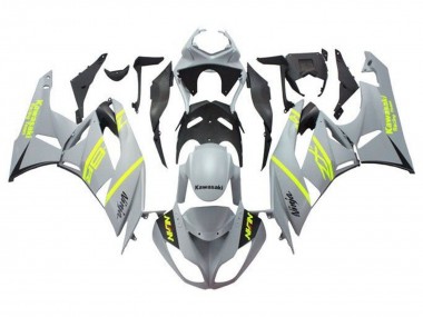 Grau Gelb Schwarz 2009-2012 Kawasaki ZX6R Motorrad Verkleidung