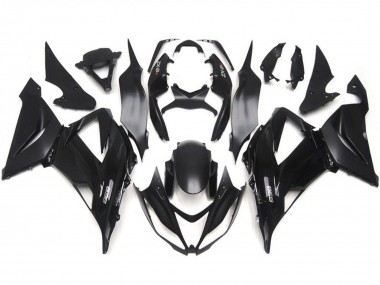 Glänzendes Schwarz Matt Schwarz 2013-2018 Kawasaki ZX6R Motorrad Verkleidung Kit