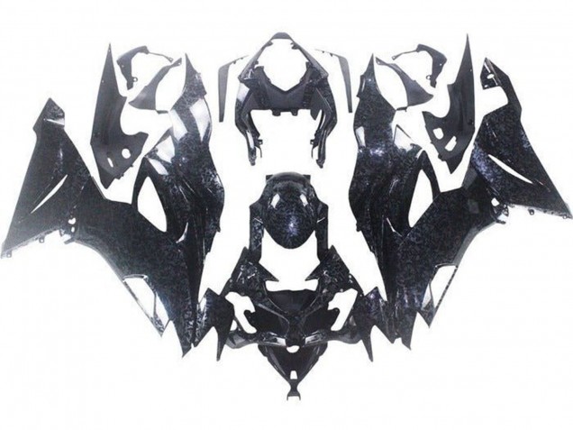 Kunst Chopped Carbonfaser 2019-2022 Kawasaki ZX6R Motorrad Verkleidung