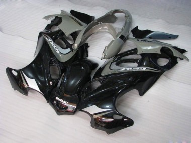 Glänzendes Schwarz Grau 2004-2006 Suzuki GSX600F/GSX750F Motorrad Verkleidung