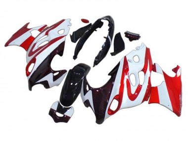 Glänzendes Schwarz Weiß Rot 2004-2006 Suzuki GSX600F/GSX750F Motorrad Verkleidung