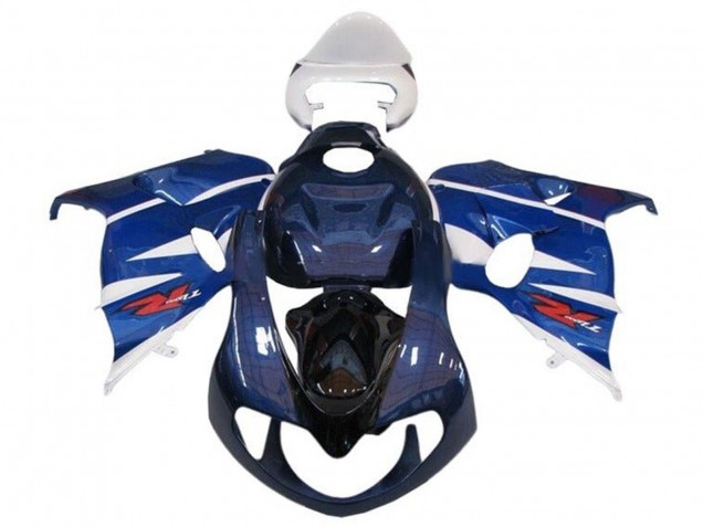 Dunkel Blau Weiß Schwarz Rot 1998-2003 Suzuki TL1000R Motorrad Verkleidung