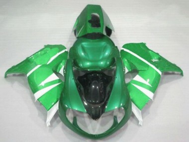 Grün Weiß Schwarz 1998-2003 Suzuki TL1000R Motorrad Verkleidung