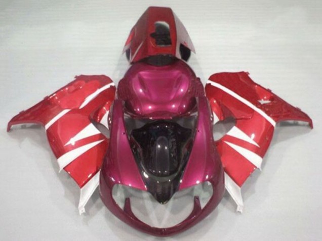 Rot Weiß Rosa Schwarz 1998-2003 Suzuki TL1000R Motorrad Verkleidung